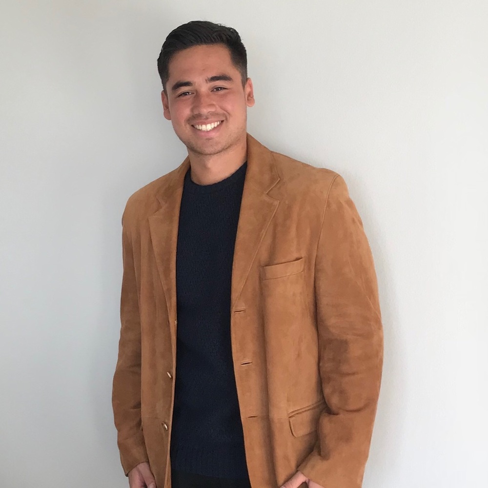 Men’s 100% Suede Leather Blazer